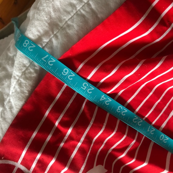 *SOLD* Vintage red white monstera print day dress - Picture 16 of 16